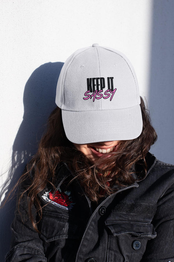 Sassy Baseball Cap, Keep It Sassy Hat, Cute Sassy Gift, Sassy Quotes, Perfect Gift for Trendy Moms and Friends