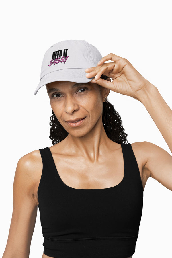 Sassy Baseball Cap, Keep It Sassy Hat, Cute Sassy Gift, Sassy Quotes, Perfect Gift for Trendy Moms and Friends