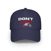 Don't Tempt Me Baseball Cap, Quirky Graphic Hat, Stylish Accessory, Fun Headwear For Casual Wear