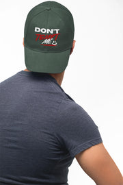 Don't Tempt Me Baseball Cap, Quirky Graphic Hat, Stylish Accessory, Fun Headwear For Casual Wear