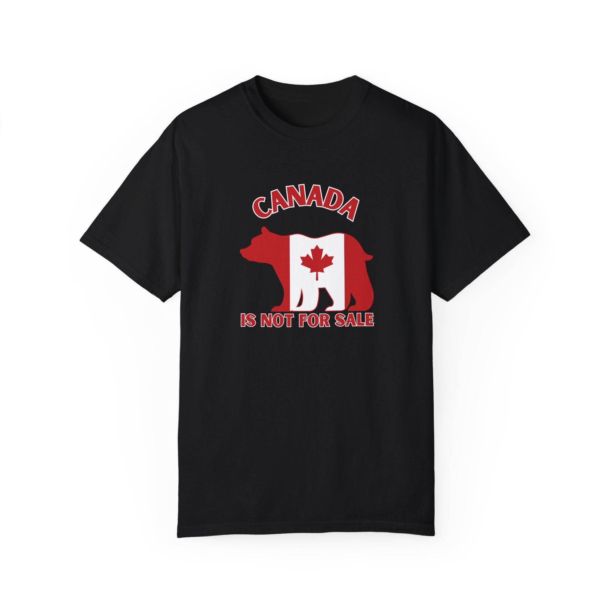 Canada Bear Graphic T-Shirt, Canada is Not For Sale Shirt, Proudly Canadian Tee, Maple Leaf Design, Gift for Canadians, Unisex Apparel