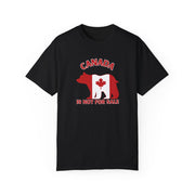 Canada Bear Graphic T-Shirt, Canada is Not For Sale Shirt, Proudly Canadian Tee, Maple Leaf Design, Gift for Canadians, Unisex Apparel