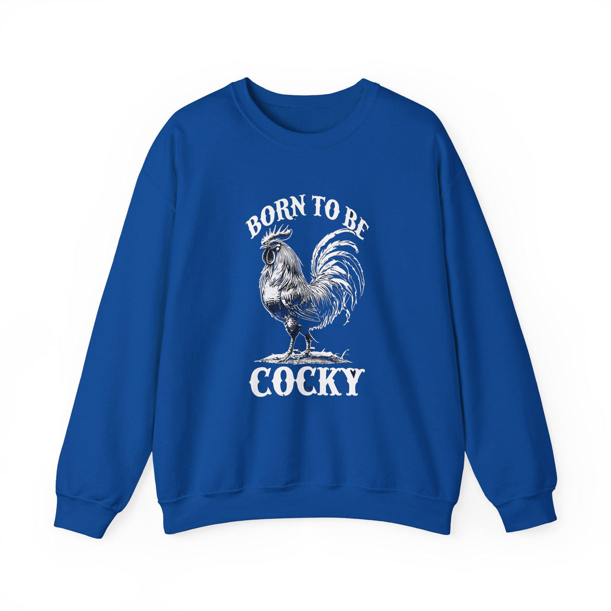 Funny Chicken Crewneck Sweatshirt, Chicken Lover Gift, Gifts For Farmers,  Cocky Roaster Shirt, Farm Life