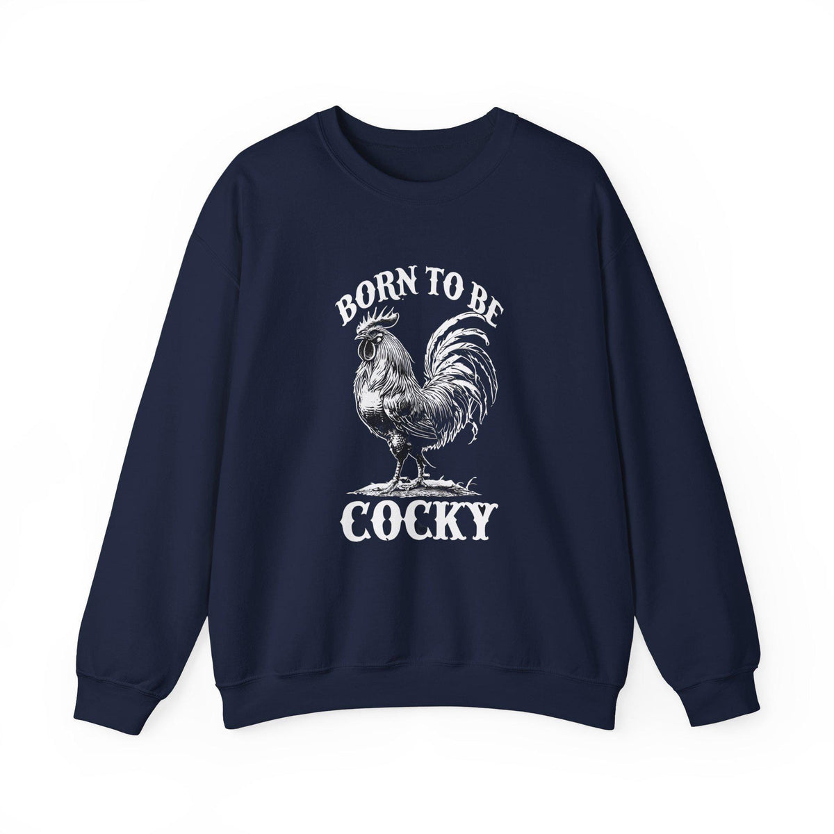 Funny Chicken Crewneck Sweatshirt, Chicken Lover Gift, Gifts For Farmers,  Cocky Roaster Shirt, Farm Life