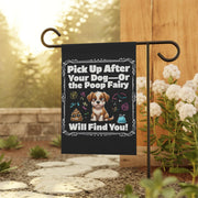 Funny Dog Poop Fairy Yard Sign: Pet Waste Reminder