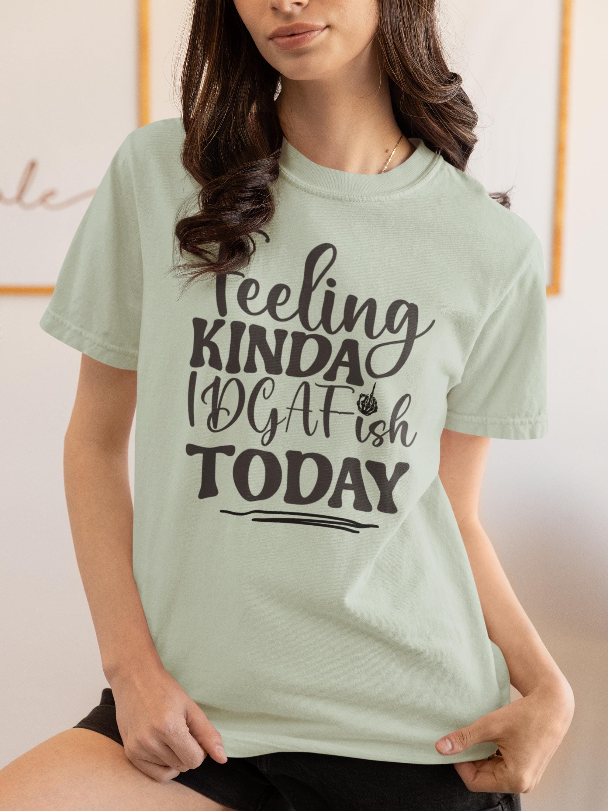 IDGAF-ISH T-shirt, Funny Quote Shirt, Sarcastic Tee, Novelty Shirt