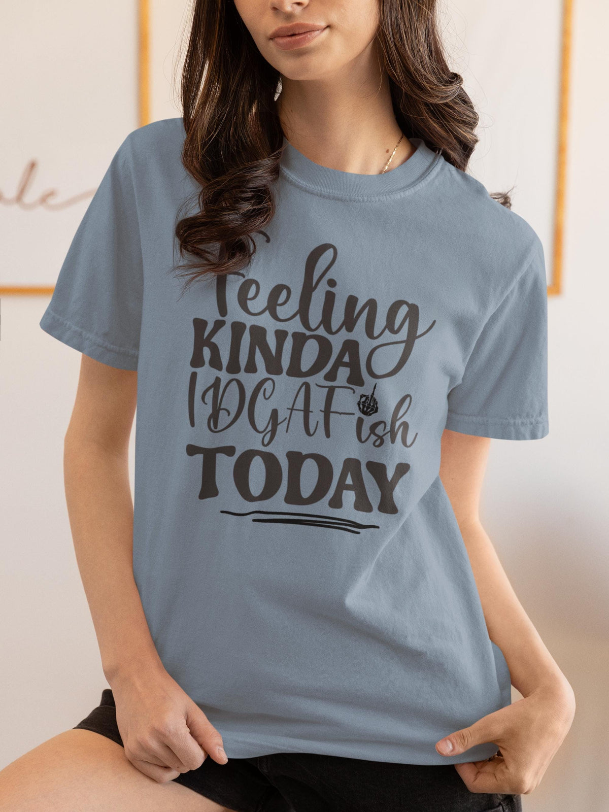 IDGAF-ISH T-Shirt: Funny Sarcastic Tee, Attitude Apparel