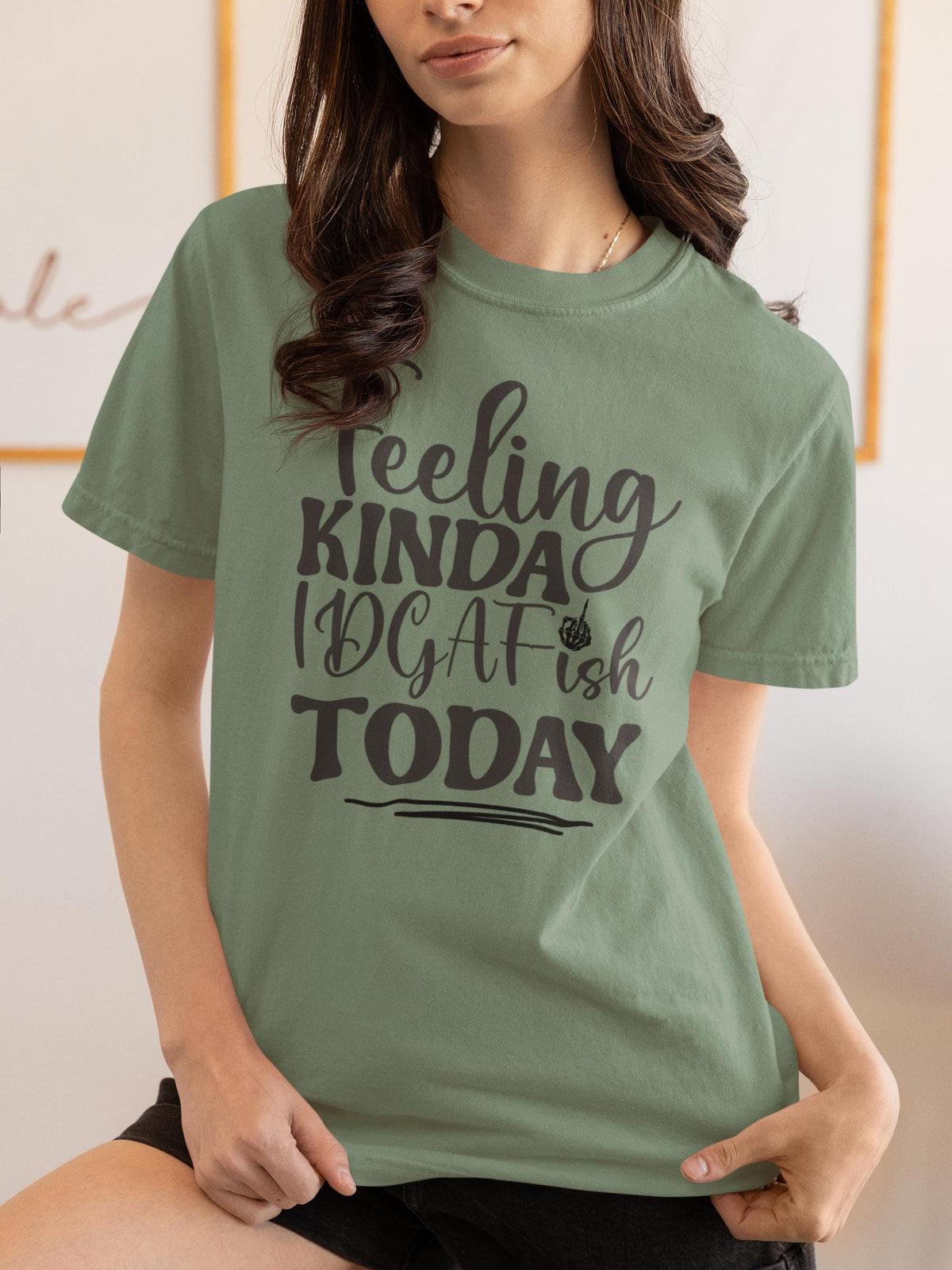 IDGAF-ISH T-Shirt: Funny Sarcastic Tee, Attitude Apparel