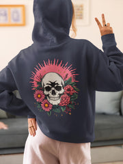 Unique Skull Mood Ring Face Sweater - Cozy Pullover for Emotion Lovers