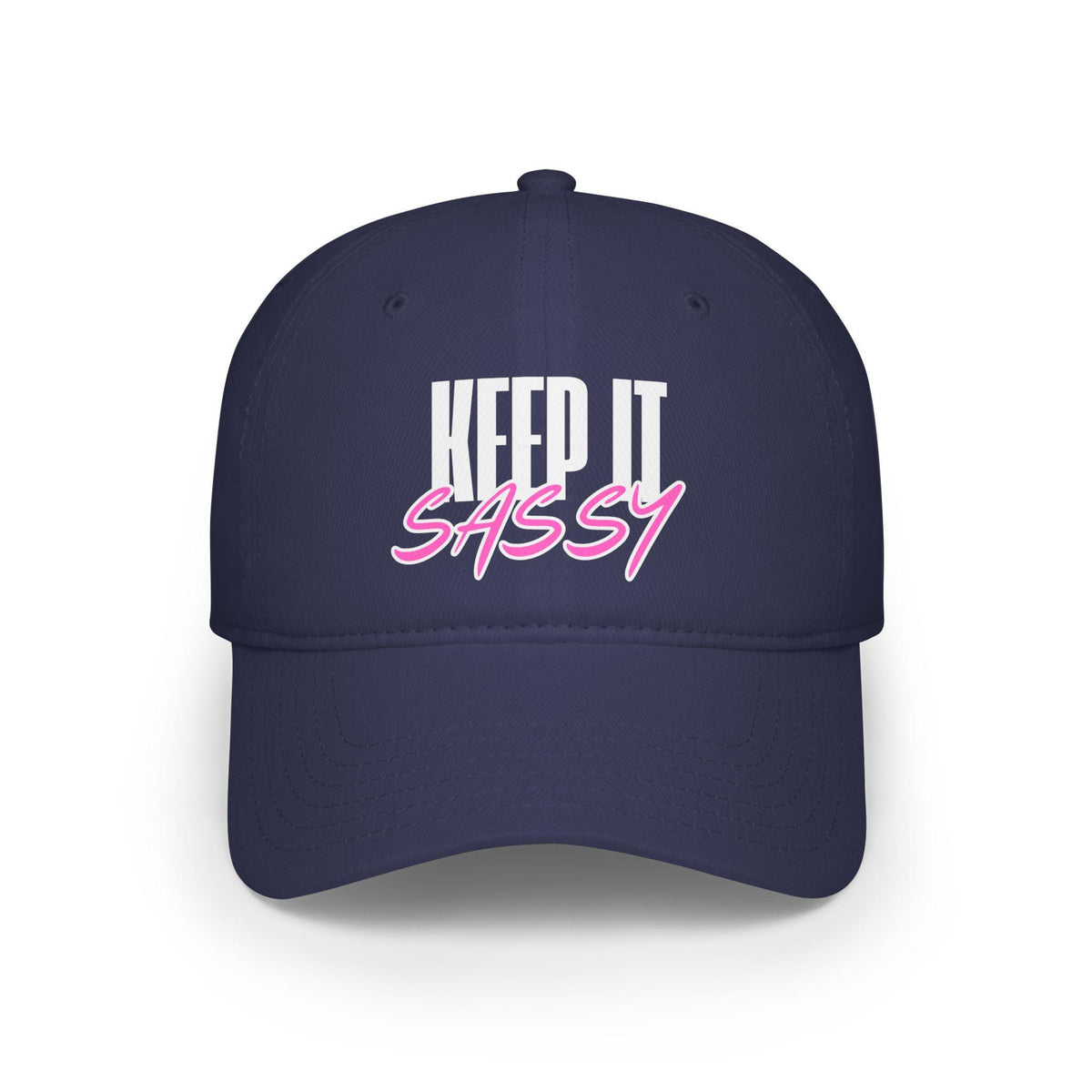 Keep It Sassy Hat, Unique Gifts for Sassy Moms, Woman's Ponytail Cap, Stylish Accessories, Sarcastic Sayings