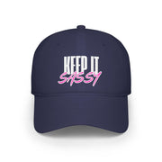Keep It Sassy Hat, Unique Gifts for Sassy Moms, Woman's Ponytail Cap, Stylish Accessories, Sarcastic Sayings