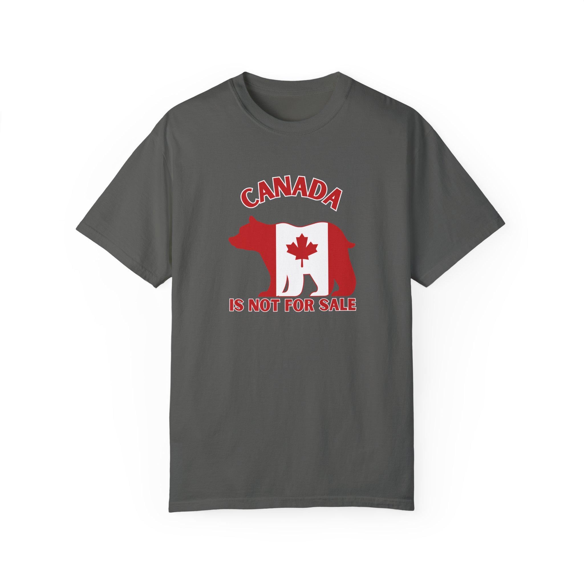 Canada Bear Graphic T-Shirt, Canada is Not For Sale Shirt, Proudly Canadian Tee, Maple Leaf Design, Gift for Canadians, Unisex Apparel