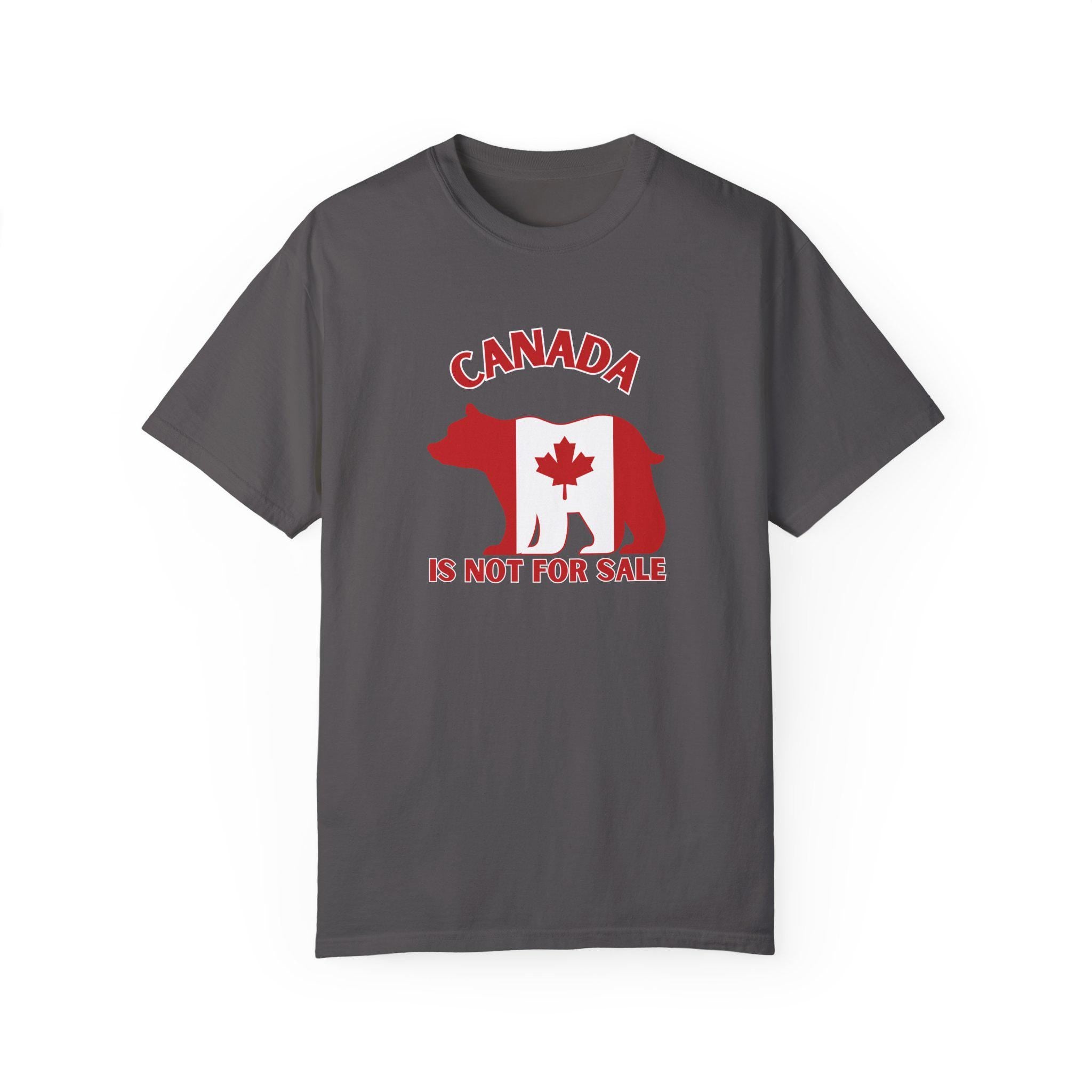 Canada Bear Graphic T-Shirt, Canada is Not For Sale Shirt, Proudly Canadian Tee, Maple Leaf Design, Gift for Canadians, Unisex Apparel
