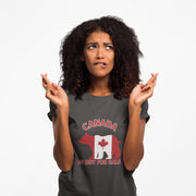 Canada Bear Graphic T-Shirt, Canada is Not For Sale Shirt, Proudly Canadian Tee, Maple Leaf Design, Gift for Canadians, Unisex Apparel