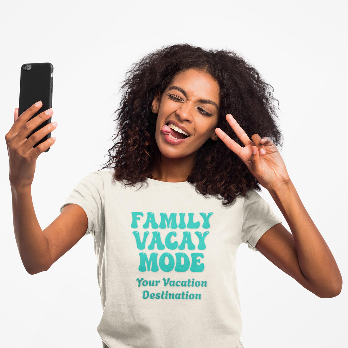 Family Vacay Mode Custom T-Shirt, Matching Group Tshirt, Family Matching Shirts, Girls Trip Tees, Vacation T Shirt