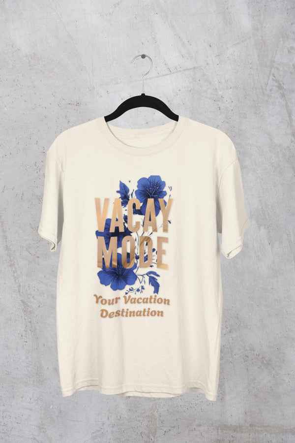 Vacay Mode T-Shirt, Summer Boho Vibes Tee, Vacation Shirt, Travel Apparel, Gift for Travelers, Beachwear