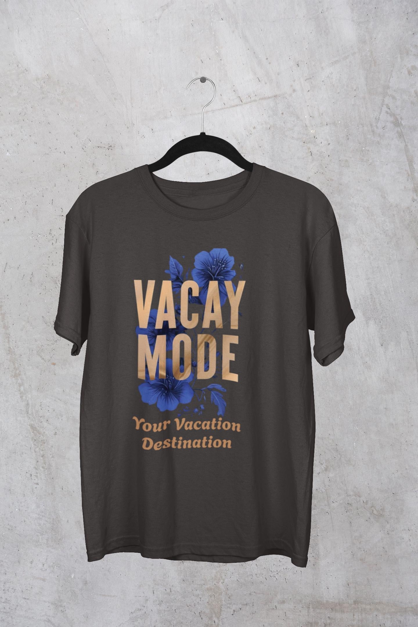 Vacay Mode T-Shirt, Summer Boho Vibes Tee, Vacation Shirt, Travel Apparel, Gift for Travelers, Beachwear