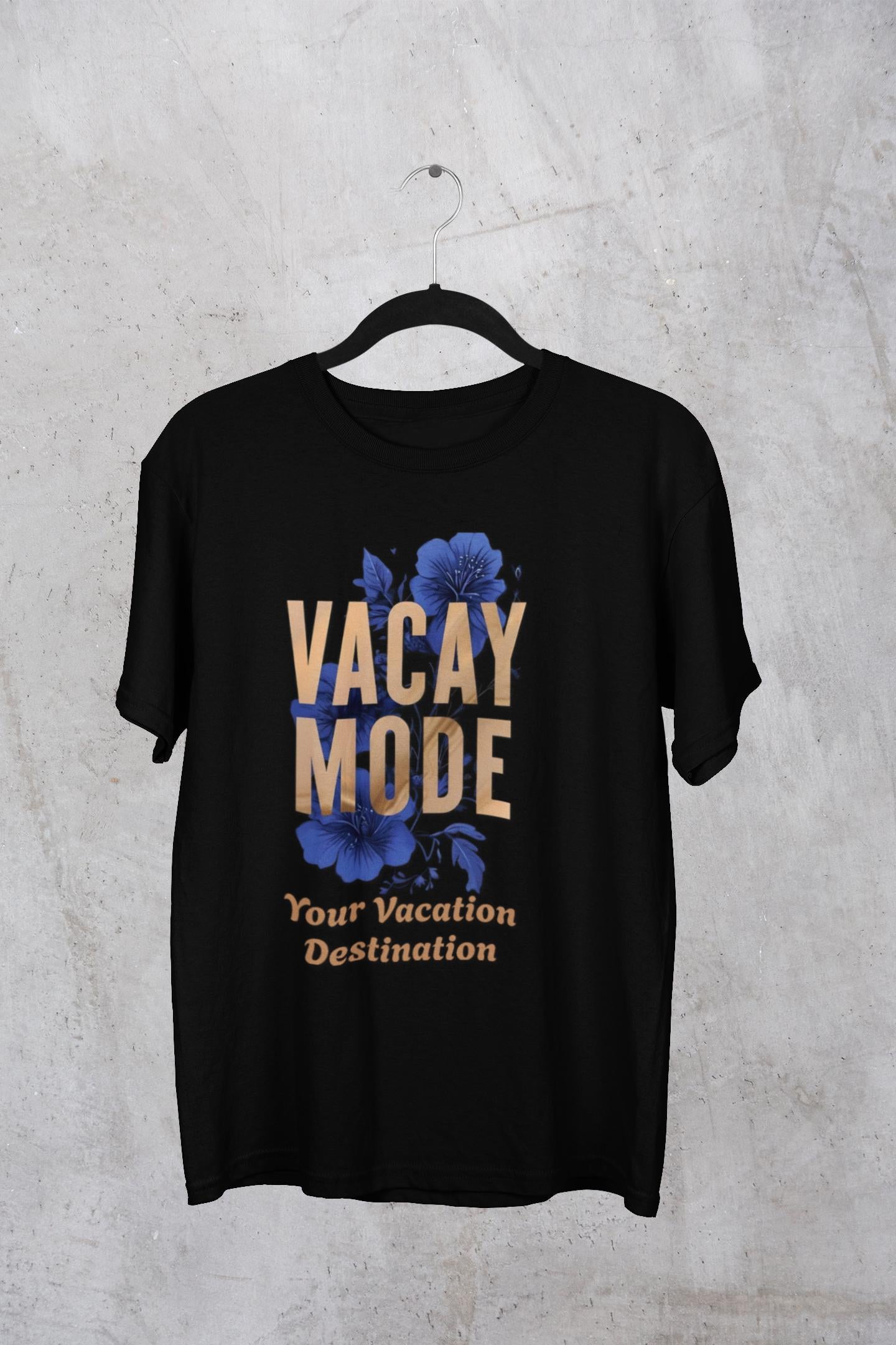 Vacay Mode T-Shirt, Summer Boho Vibes Tee, Vacation Shirt, Travel Apparel, Gift for Travelers, Beachwear