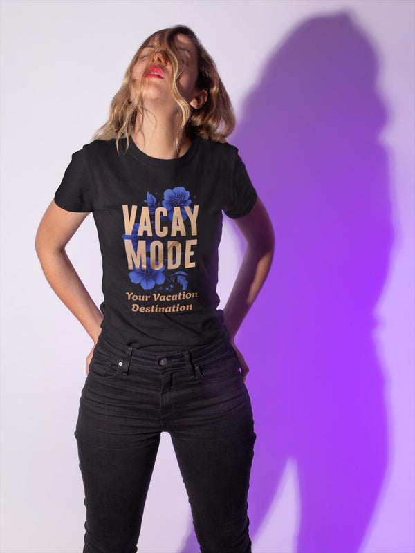 Vacay Mode T-Shirt, Summer Boho Vibes Tee, Vacation Shirt, Travel Apparel, Gift for Travelers, Beachwear