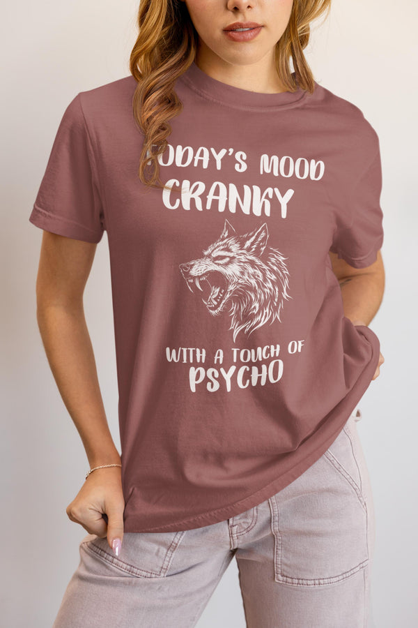 Mood T-Shirt, Psycho T Shirt, Stylish Graphic Tee, Fun Gift for Fans, Unisex Fashion Statement