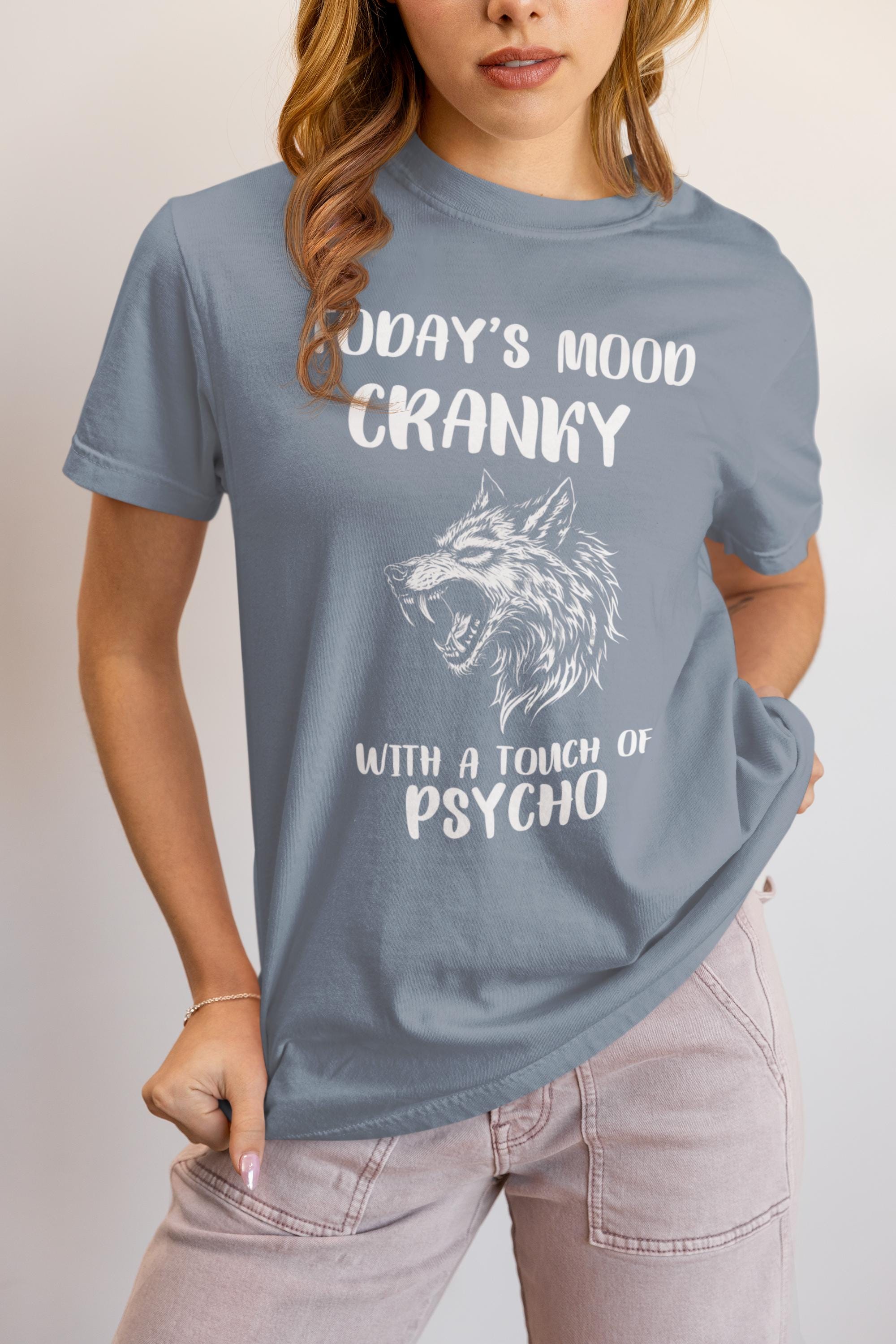 Mood T-Shirt, Psycho T Shirt, Stylish Graphic Tee, Fun Gift for Fans, Unisex Fashion Statement