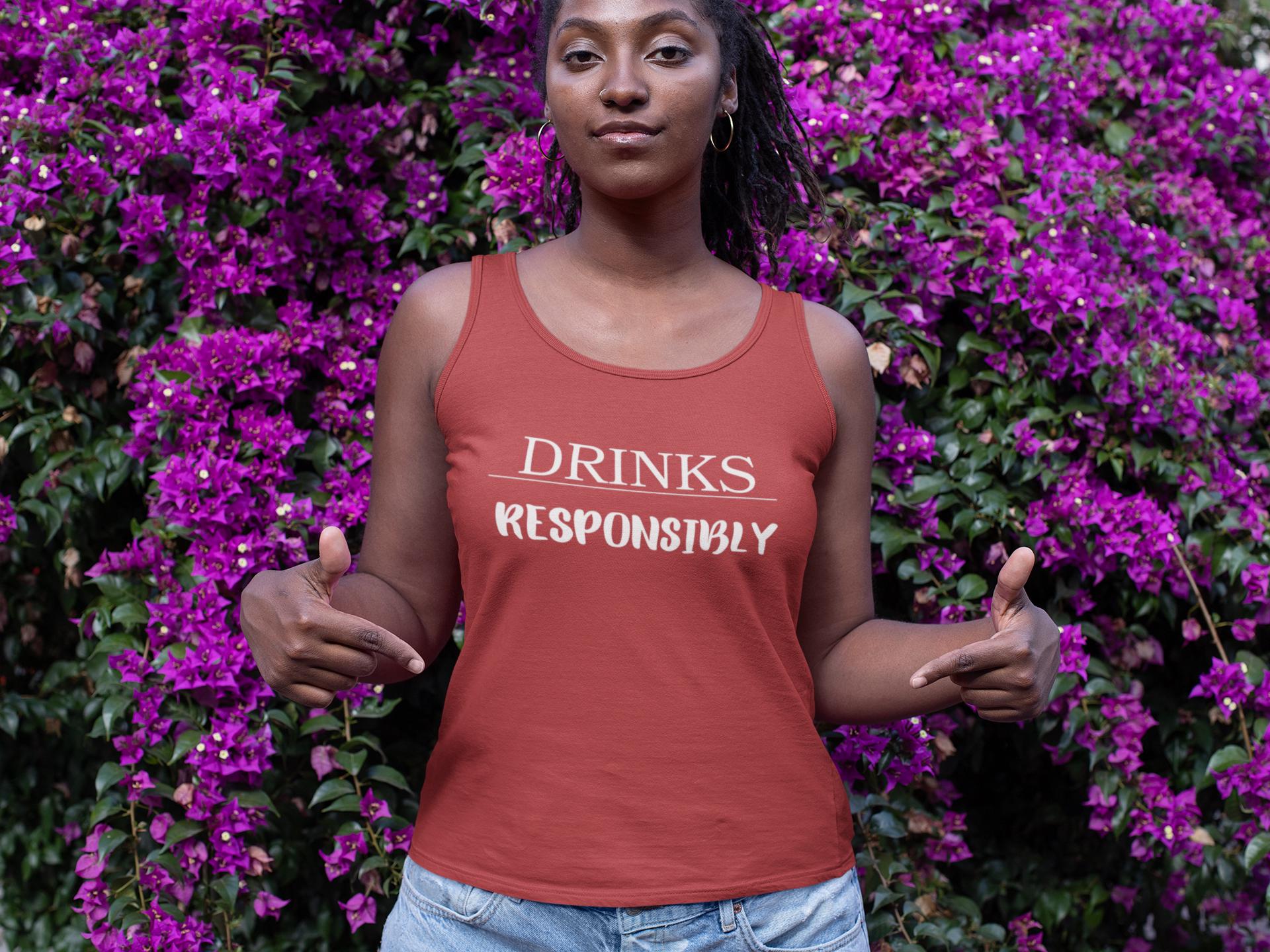 Feral Caution Tank Top for Wild Spirits, Group Party Tank Tops, Custom Bachelorette Tanks, Birthday Tops, Matching Group Tees