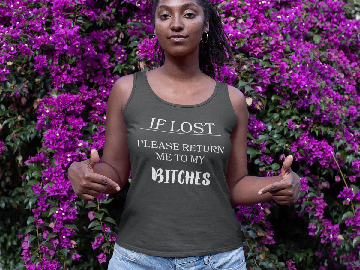Feral Caution Tank Top for Wild Spirits, Group Party Tank Tops, Custom Bachelorette Tanks, Birthday Tops, Matching Group Tees