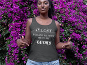 Feral Caution Tank Top for Wild Spirits, Group Party Tank Tops, Custom Bachelorette Tanks, Birthday Tops, Matching Group Tees