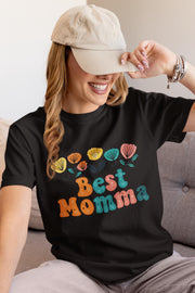 Best Momma T-shirt | Mothers Day Gift, Floral Tee, Gift for Moms, Cute Mom Shirt, Everyday Wear