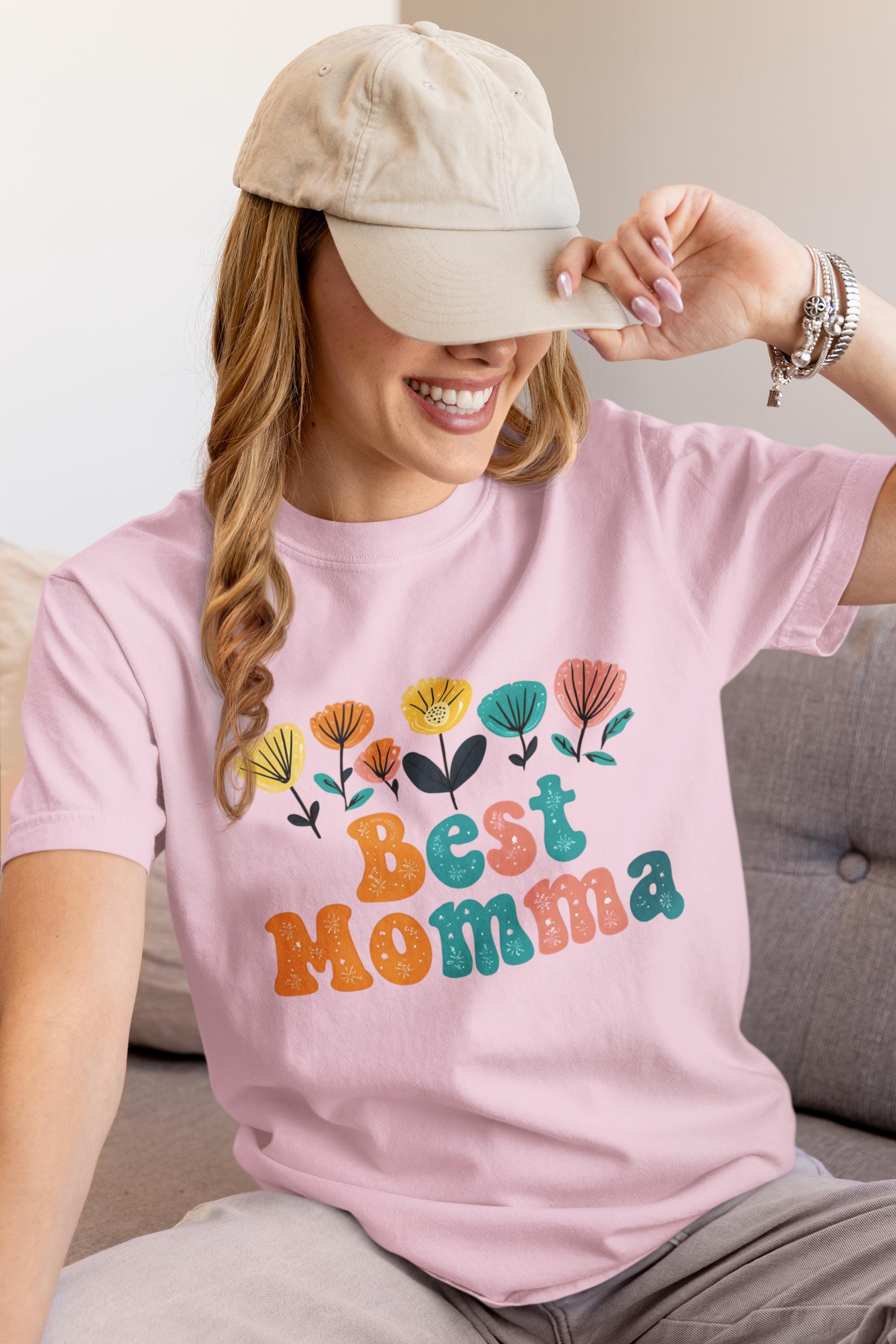Best Momma T-shirt | Mothers Day Gift, Floral Tee, Gift for Moms, Cute Mom Shirt, Everyday Wear