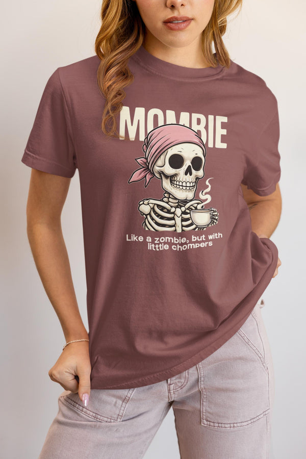 Mommy Zombie Unisex T-shirt, Halloween Graphic Tee, Horror Movie Fan Gift, Halloween Costume Shirt, Zombie Apocalypse Tee