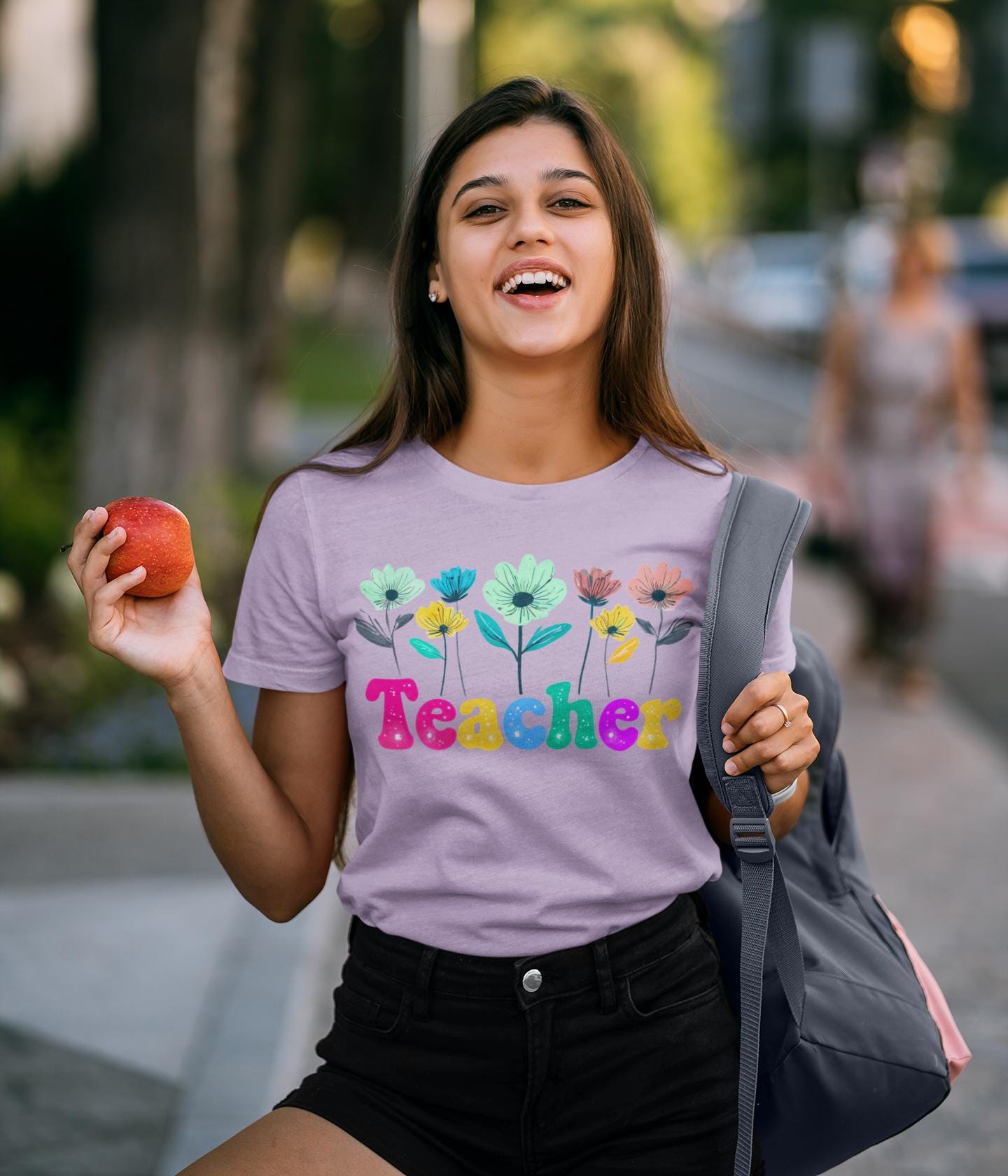 Cute Flower Teacher Shirt, Inspirational T-Shirt for Educators, Thoughtful Gift for Teachers, Teacher Appreciation