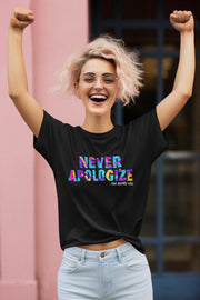 Never Apologize Shirt, Be Unapologetically You, Pride Month Tee, LGBTQ Love Is Love, Black History Design