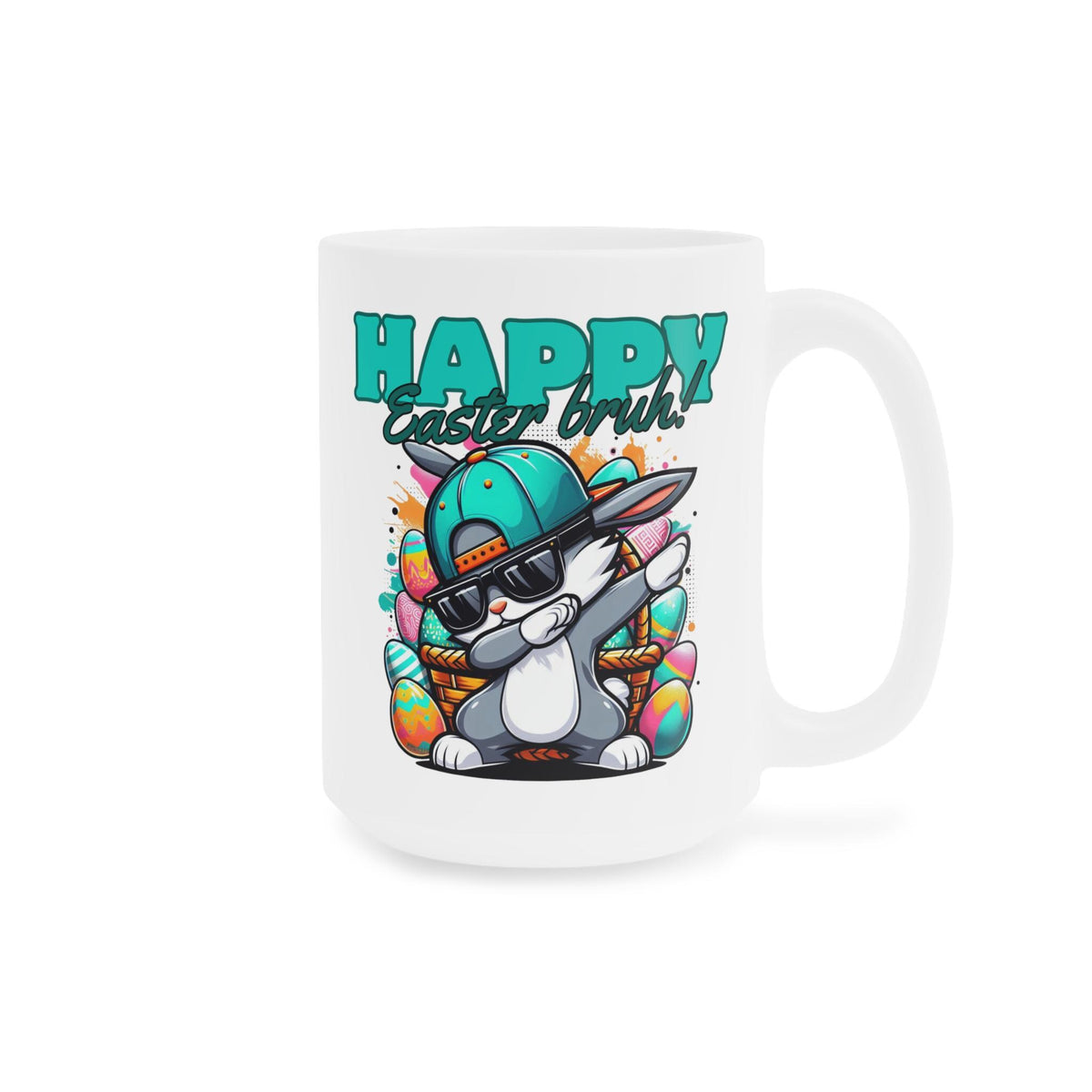 Easter Bunny Ceramic Coffee Mug: Holiday Drinkware Gift