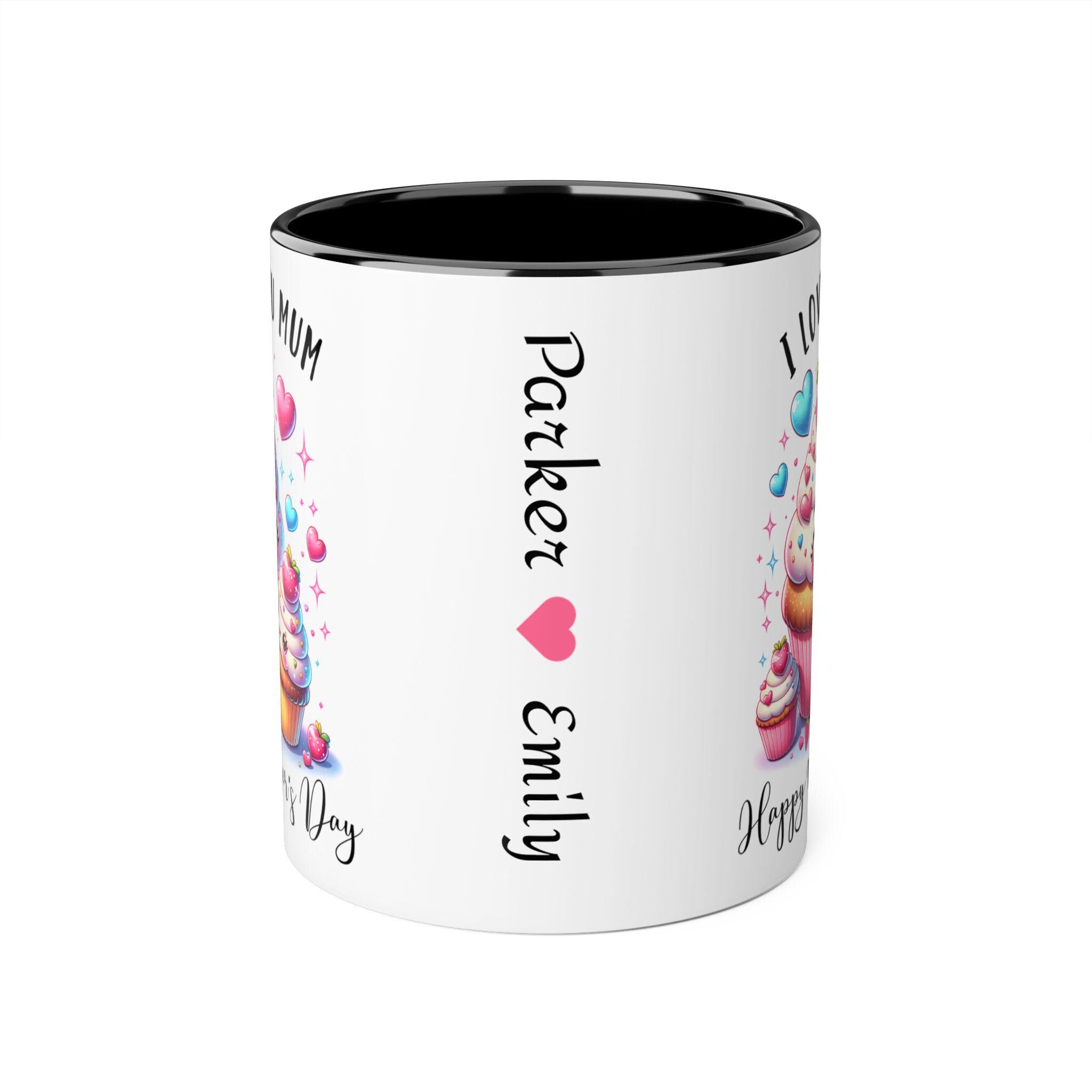 Cute Cupcake Love Mug for Mother's Day | Perfect Gift for Moms | Personalized Mug for Mum, Unique Gifts for Mother's Day, Cute Gift For Mom