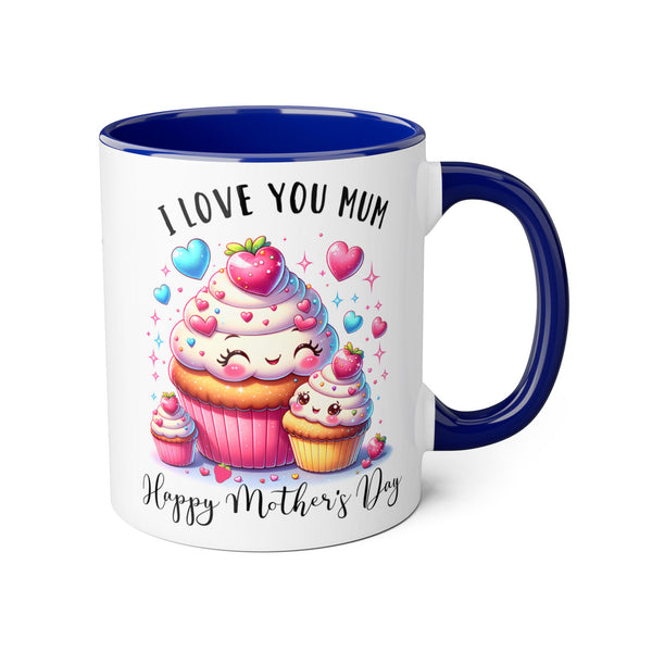 Cute Cupcake Love Mug for Mother's Day | Perfect Gift for Moms | Personalized Mug for Mum, Unique Gifts for Mother's Day, Cute Gift For Mom