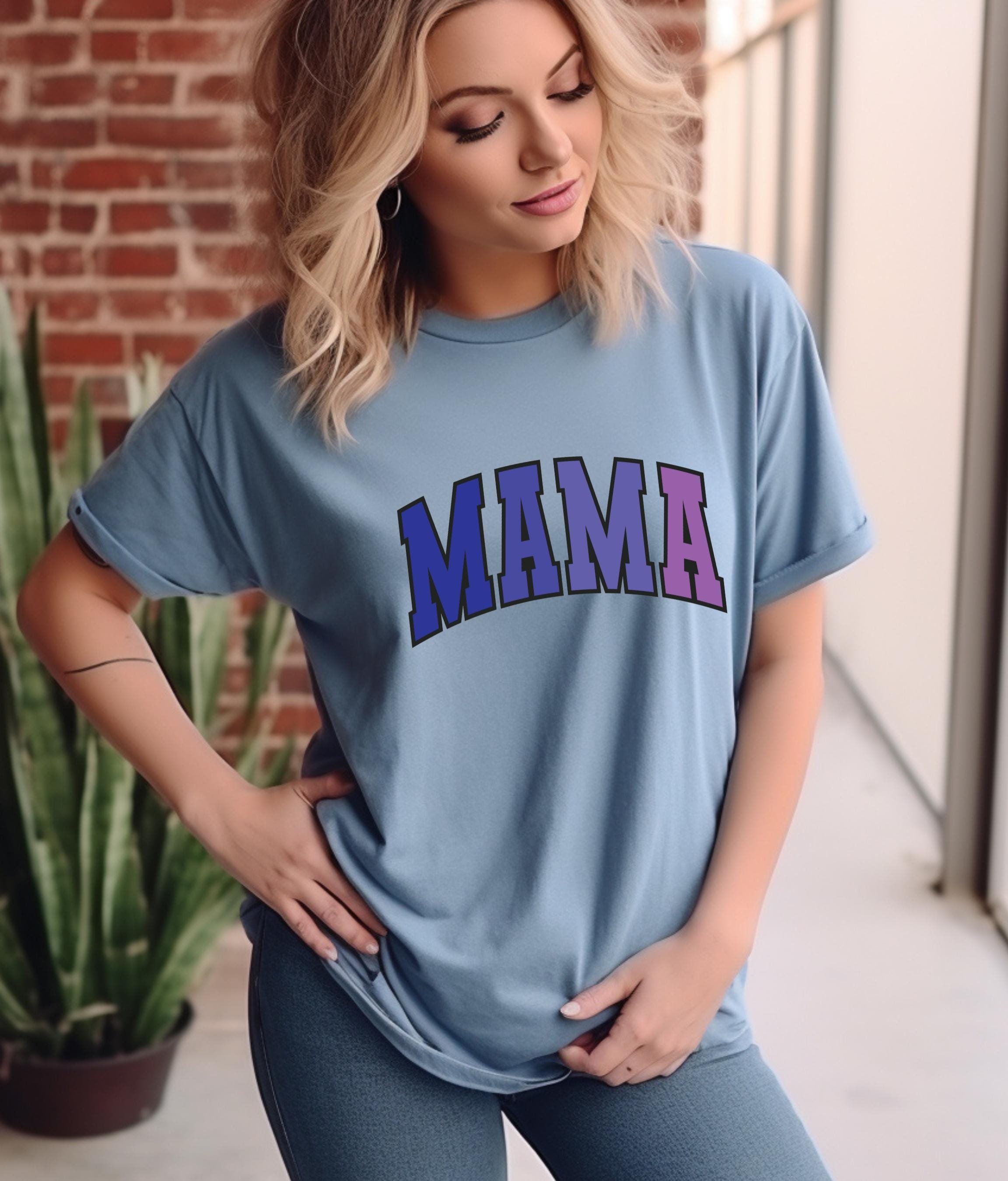 Mama Tshirt, Cute Mom Shirt, Comfort Colors Tee, Mothers Day Gift, Trendy Mama T-Shirt, New Mom Present