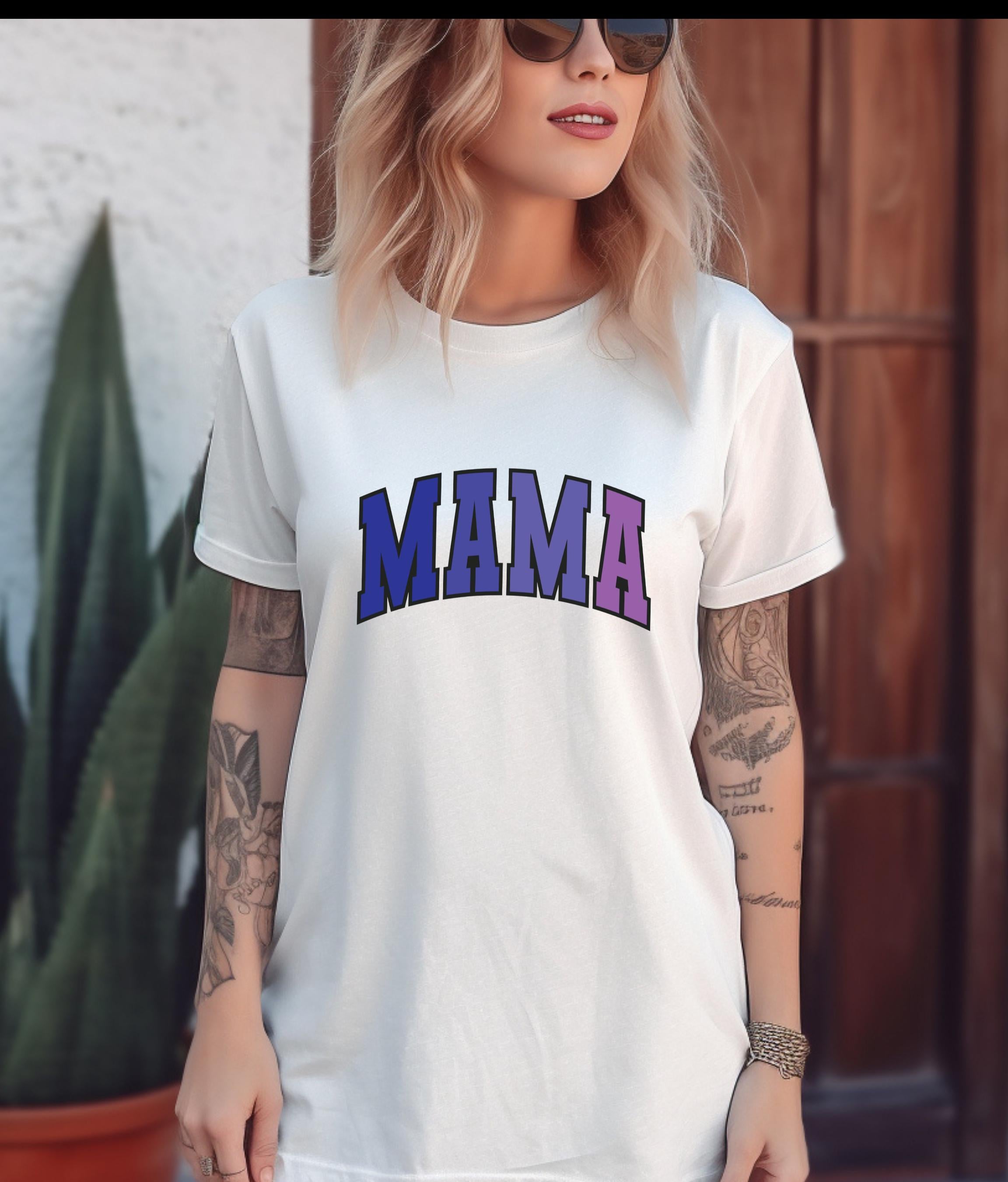 Mama Tshirt, Cute Mom Shirt, Comfort Colors Tee, Mothers Day Gift, Trendy Mama T-Shirt, New Mom Present