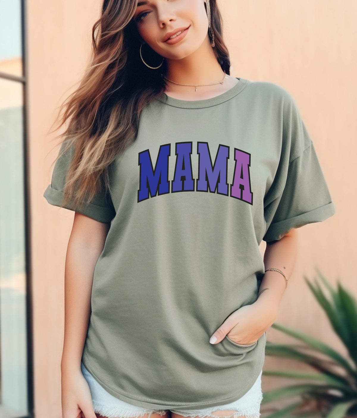Mama Tshirt, Cute Mom Shirt, Comfort Colors Tee, Mothers Day Gift, Trendy Mama T-Shirt, New Mom Present
