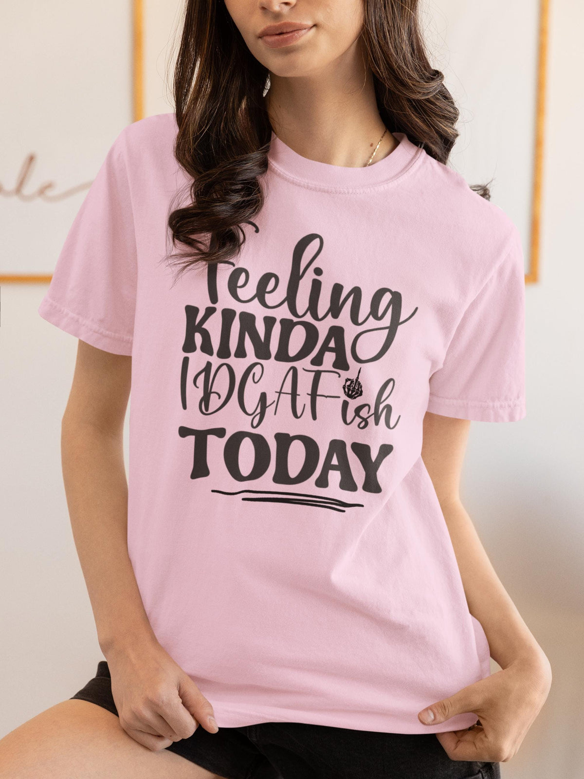 IDGAF-ISH T-Shirt: Funny Sarcastic Tee, Attitude Apparel