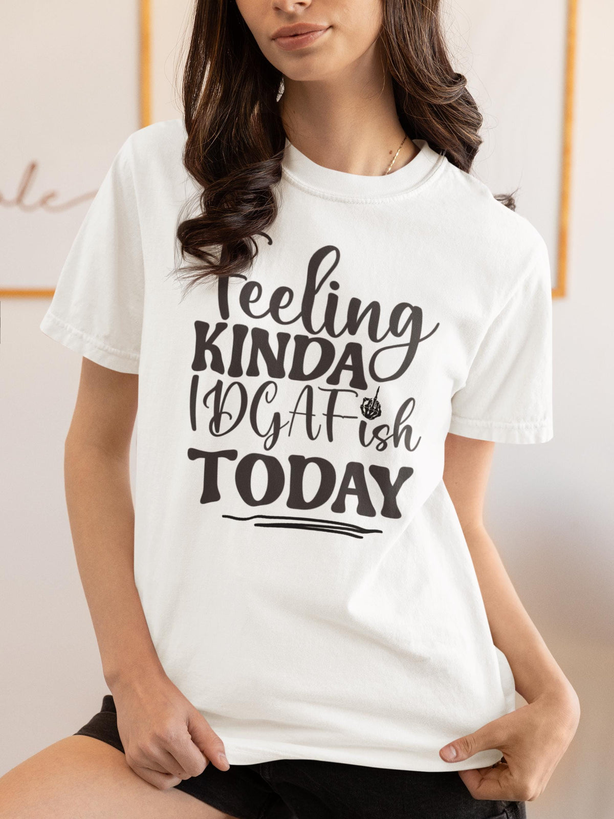IDGAF-ISH T-Shirt: Funny Sarcastic Tee, Attitude Apparel