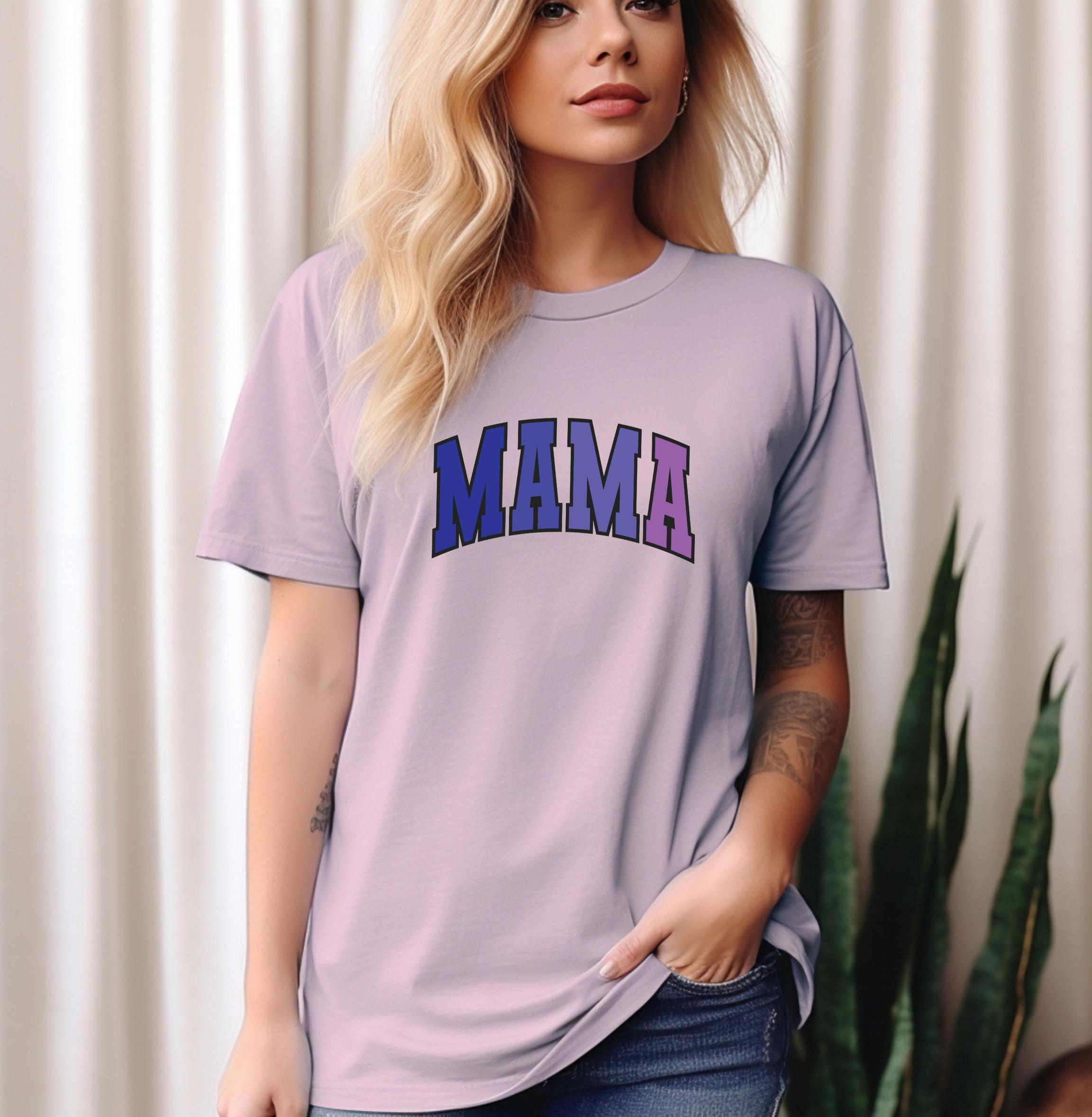 Mama Tshirt, Cute Mom Shirt, Comfort Colors Tee, Mothers Day Gift, Trendy Mama T-Shirt, New Mom Present