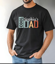 Custom Cool Dad Club Shirt, Funny Dad Tee, Father's Day Gift, Cool Dad T-Shirt, Dad Gift, New Dad Shirt, Gift for Him