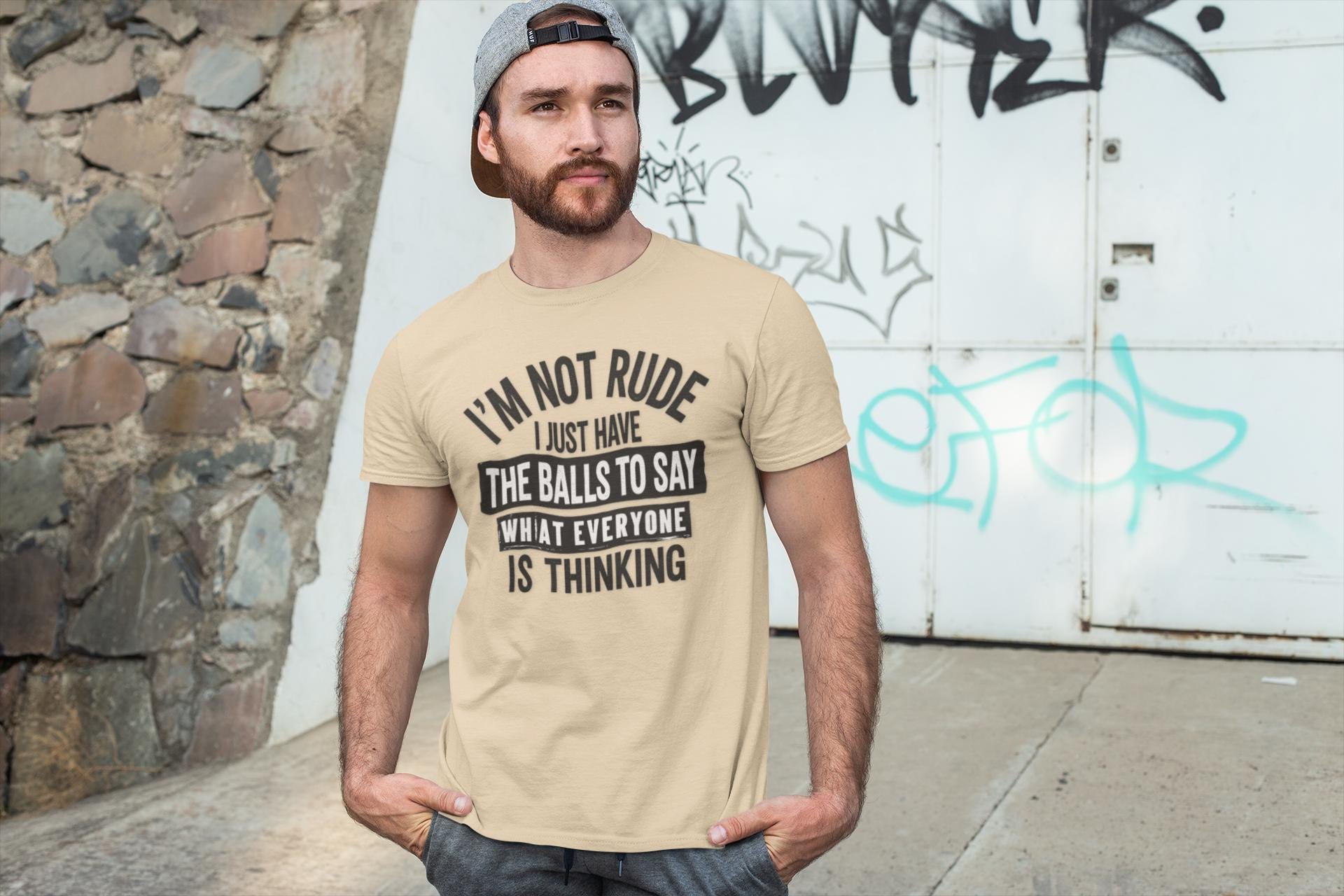 Im Not Rude, Sarcastic Tshirt, Funny Saying Tee, Gift for Him, Witty Humor Shirt, Trendy Sarcastic Graphic Tee, Conversation Starter,