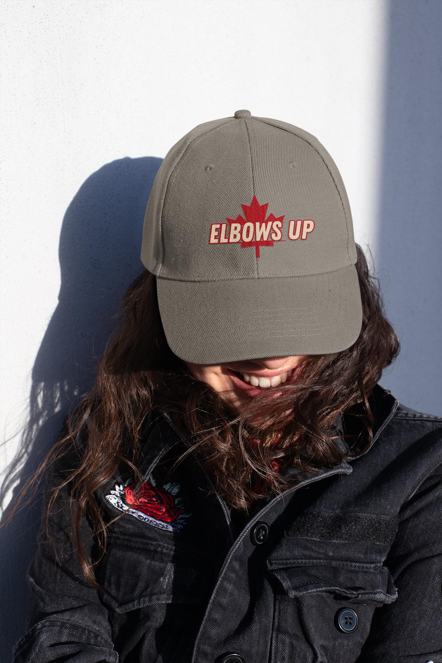 Elbows Up Baseball Cap, Canadian Pride Hat, Canada Not For Sale, True North Strong, Made In Canada Cap, Adjustable Hat
