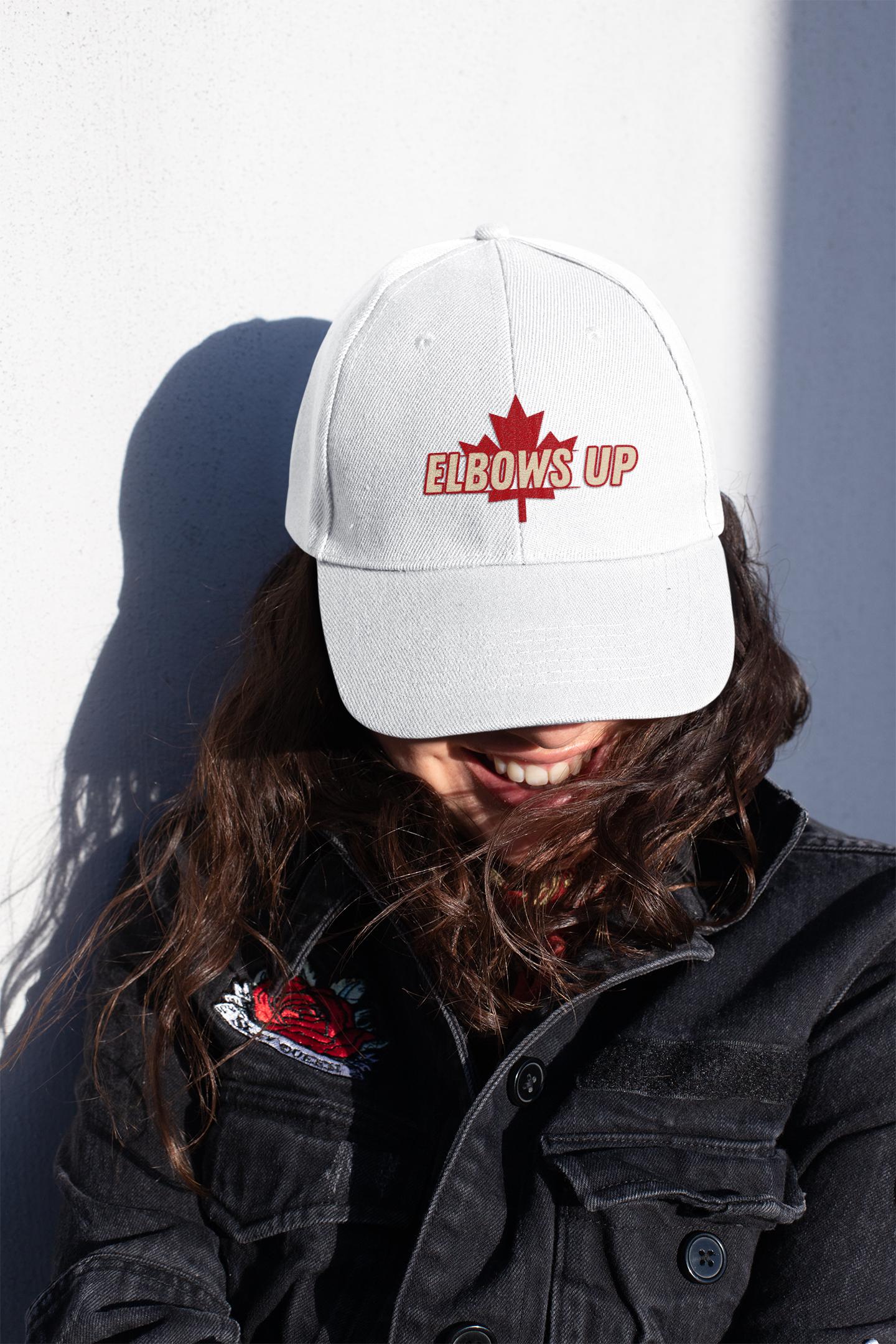 Elbows Up Baseball Cap, Canadian Pride Hat, Canada Not For Sale, True North Strong, Made In Canada Cap, Adjustable Hat