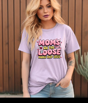 Moms on the Loose T-shirt, Perfect for Mother's Day, Vacation Apparel, Girl Trip Shirt,  Funny Vacation Shirt, Matching Girls Trip Apparel