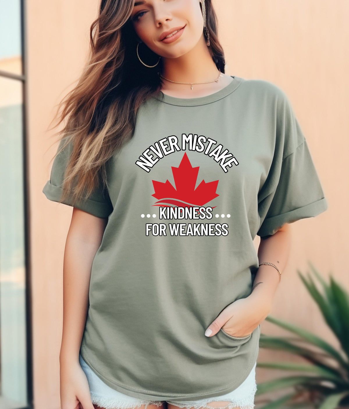 Kindness Awareness T-Shirt, Elbows Up Canada Hoodie, Support Canada, Anti-Tariffs TShirt, Canadian Pride, True North Apparel