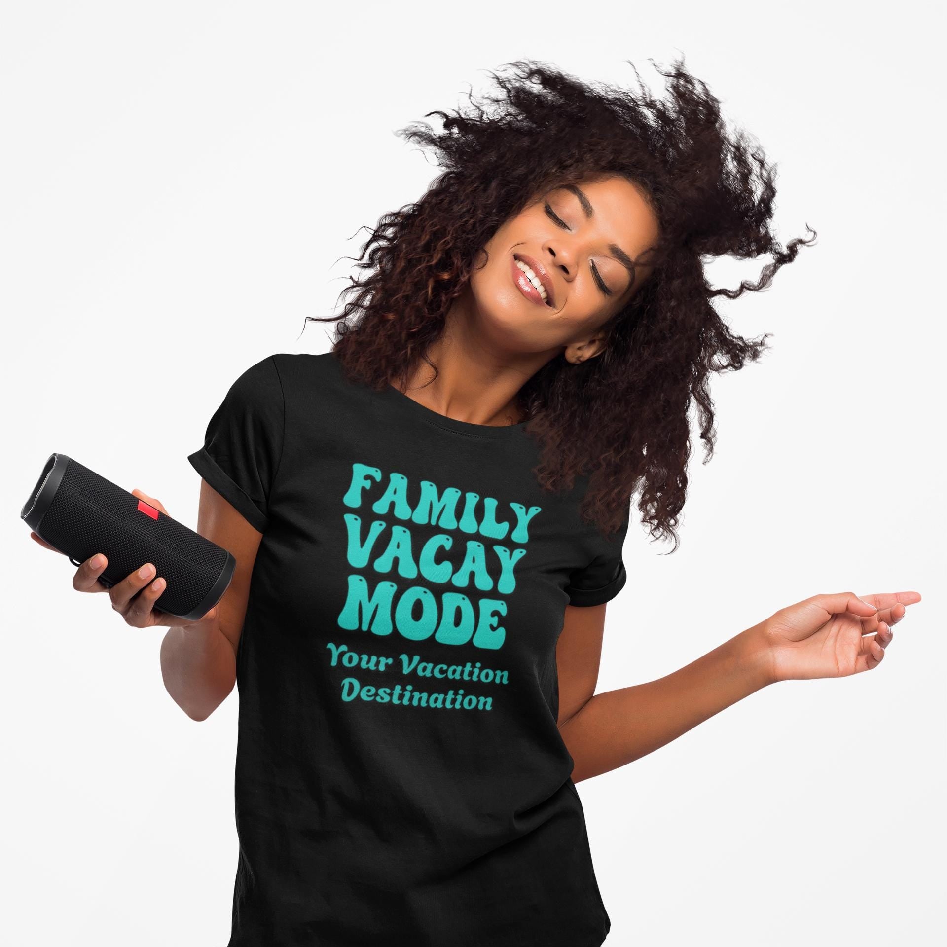 Family Vacay Mode Custom T-Shirt, Matching Group Tshirt, Family Matching Shirts, Girls Trip Tees, Vacation T Shirt
