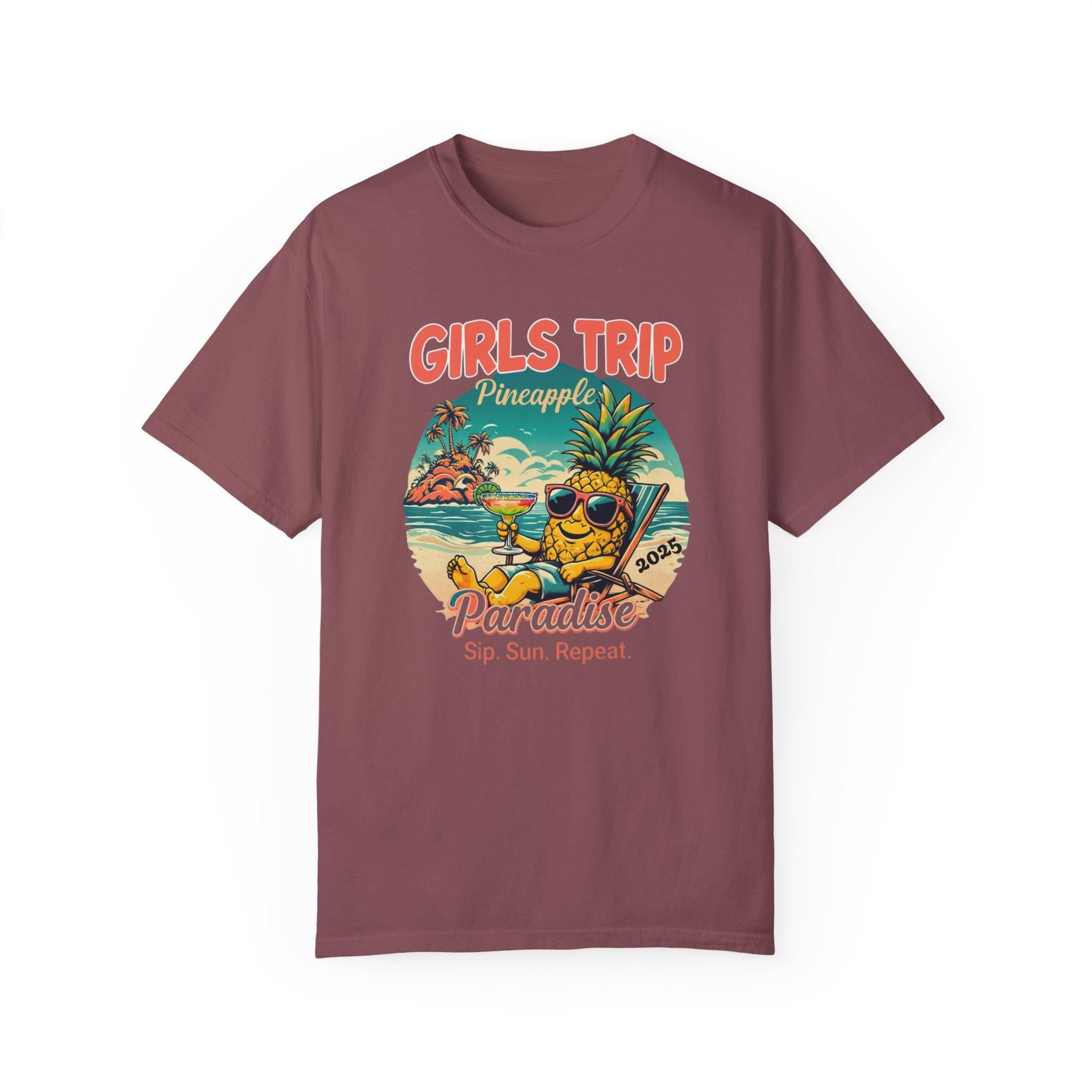 Girls Trip Pineapple T-Shirt, Girls Trip Tshirt, Custom Vacation Tee, Girls Weekend Matching Shirt, Perfect Gift for Friends and Besties
